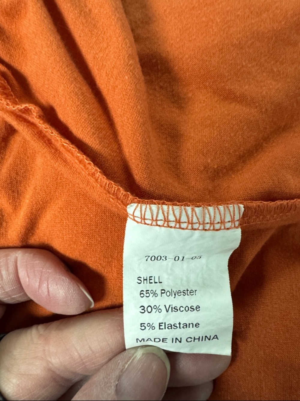 Off-Shoulder Rust Drawstring Jumpsuit - Picture 7 of 7